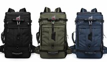 バックパック リュックサック 登山リュック メンズ レディース 50L 大容量 3Way 防災 アウトドア 遠足 旅行cjx2900_画像8