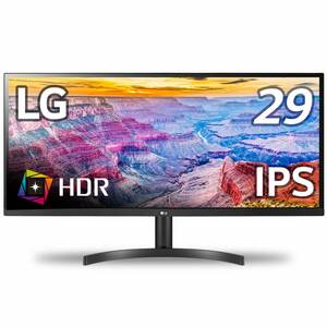 【新品】LG 29型ウルトラワイドモニター 29WL500-B HDR対応 横長2560×1080 広視野角IPS 非光沢 ゲーミングモード