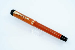 Montblanc Masterpiece No.25 Coral Red Push knob filler M *Extremely Rare*1930's Vintage