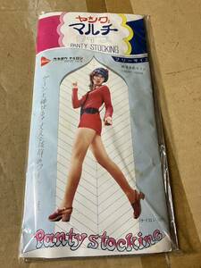 レトロ 年代物 昭和 パンスト タイツ ストッキング カネボウ ヤング マルチタイプ パンティストッキング グレイ panty stocking kanebo