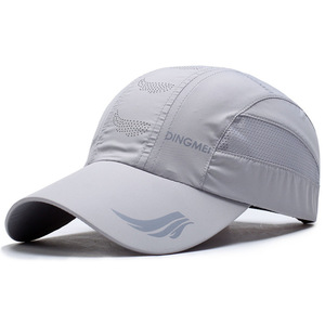 * gray * running cap sehxg188 running cap mesh running cap sport cap hat side mesh 