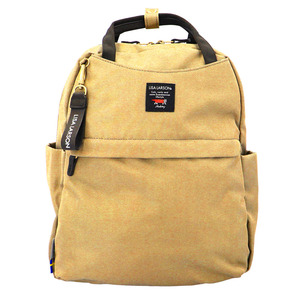 * beige * Lisa la-sonLTPK-04 steering wheel backpack eko-bag attaching Lisa la-son bag LISA LARSON LTPK-04 rucksack 