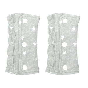 ☆グレー/星☆napnap Free Fit Bib よだれカバー よだれカバー 抱っこ紐 napnap ナップナップ 抱っこ紐カバー 抱っこひも 抱っこ紐用