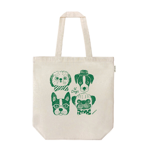 * 210.4Dogs eko-bag stylish folding mail order folding compact lovely my bag shopping bag shopping bag light weight 