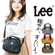 ☆ カーキ ☆ LEE BOSS 2WAYショルダー 320-1230 Lee ショルダーバッグ リー 320-1230 ショルダーバック ミニボストンバッグ ハンドバッグ_画像3