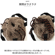 ☆ 907.パープル ☆ KiU キウ ボアドローストリングバッグ BOA DRAWSTRING BAG kiu ショルダーバッグ k356 キウ バッグ ショルダーバック_画像8