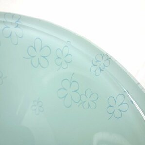 未使用品 強化ガラス製 手洗い ボウル 花柄 φ315×115mm 手洗い器 シンク 洗面器 ガラス トイレの画像9