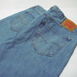 ■美品 14oz リーバイス501 ライトブルー■ W[42 inch] 実寸106cm L79cm [股 裾に擦れ無し] アメリカ USA古着 M12 送料520■リーバイス大量