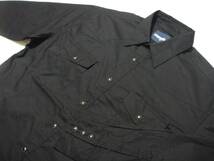 ■送料0 ^ ^ ラングラー/Wrangler 【 黒 ^ ^ ウエスタンシャツ 2L XL 】 アメリカ USA古着 ロック ライブ ステージ衣装 ブラック ■M12_画像7