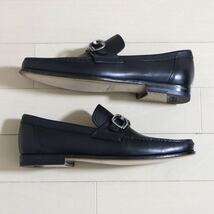 新品 SANTONI ホースビット ローファー UK5.5 (25.5cm程度) ブラック 正規品 サントーニ シューズ 靴_画像6