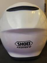 中古美品　SHOEI　NEOTEC2　ルミナスホワイト サイズ：XL　_画像2