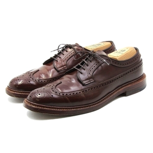 Alden オールデン US9E 27cm ロングウィングチップ 97894 シェルコードバン バリーラスト 短靴 外羽根 シガー 10007047