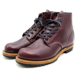 未使用 REDWING レッドウィング US8.5D 26.5cm ベックマン ラウンド 9411 21年製 ブラックチェリー フェザーストーン 35002809