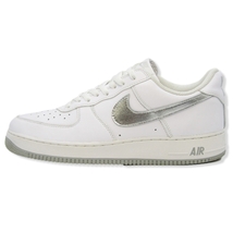 NIKE ナイキ 29cm AIR FORCE 1 LOW RETRO DZ6755-100 エアフォース1 COLOR OF THE MONTH WHITE/METALLIC SILVER 35002818_画像1