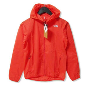 美品 THE NORTH FACE ノースフェイス スワロテイルベントフーディ Swallowtail Vent Hoodie フレアオレンジ S タグ付き 27104642