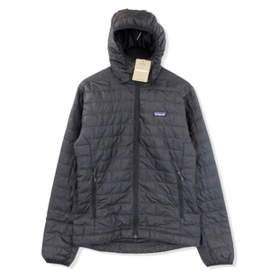 未使用 Patagonia パタゴニア 23AW ナノ パフフーディ 84222 M's Nano Puff Hoody 中綿ジャケット パッカブル 黒 S タグ付き 20018176