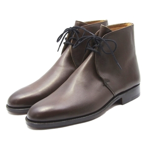 未使用 Tricker's トリッカーズ UK7.5 ジョージブーツ M4550 カーフ チャッカブーツ George Boots Coffee Burnished 10007099