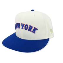 美品 NEW ERA ニューエラ ベースボールキャップ NEW YORK ニューヨーク クーパーズタウン 59FIFTY ブルー 7 3/8 16000004_画像1