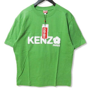 未使用 KENZO ケンゾー 半袖Tシャツ FD55TS4094SG BOKE FLOWER 2.0 T-SHIRT ボケフラワー グラスグリーン M タグ付き 27104758
