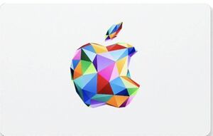 コード通知のみ　Apple gift cardアップルギフトカード 1500円分 未使用