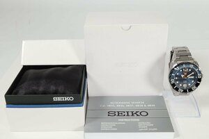 SEIKO 5 セイコー ファイブ スポーツ 4R36-06B0 自動巻き デイデイト 裏スケ メンズ 腕時計 取扱説明書 外箱、内箱付き 0279-TE