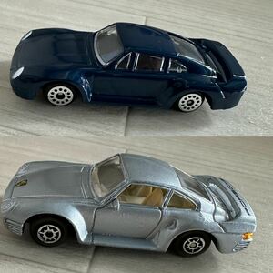 [A0156-12] unused * secondhand goods * Porsche 959/ Maisto? *2 pcs. set * minicar model car toy Tomica Model Pet automobile *