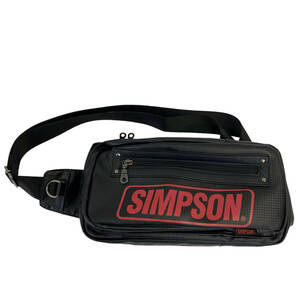 【美品】 SIMPSON シンプソン ワンショルダーバッグ SB-313 黒系 ブラック系　5531-80