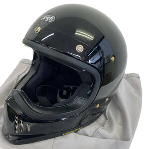 【即決】 SHOEI ショウエイ フルフェイスヘルメット EX-ZERO 黒系 ブラック系 Sサイズ　5565-100