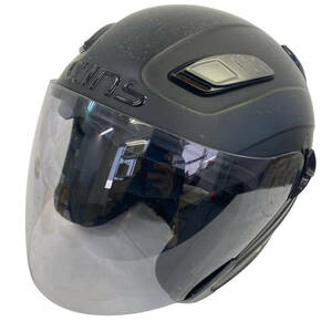 【即決】 WINS ウインズ SHADE シェード ジェットヘルメット 黒系 ブラック系 L/XLサイズ　5743-100