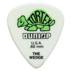 ジムダンロップ ギターピック 12枚 TORTEX WEDGE 424R 0.88 JIM DUNLOP ジムダン