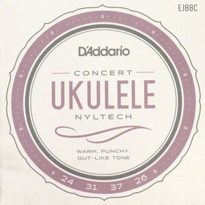  D'Addario ukulele string concert D'Addario EJ88C Concert/Nyltech ukulele string 