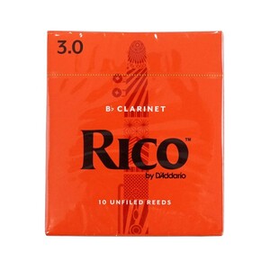 D'Addario Woodwinds/RICO RCA1030 リコ B♭クラリネット リード 3 10枚入