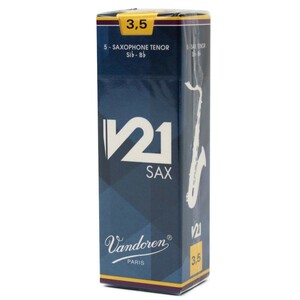 Vandoren V21 テナーサックスリード 5枚入り [3.5]