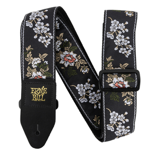 アーニーボール ストラップ ERNIE BALL 5362 WHITE BLOSSOM Jacquard Strap ギターストラップ ジャガード 桜 ホワイトブロッサム