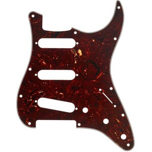 フェンダー Fender 11-Hole Modern-Style Stratocaster S/S/S 3-PLY Pickguards トータスシェル べっ甲柄 ピックガード