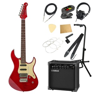 ヤマハ YAMAHA PACIFICA612V II FMX FRD パシフィカ GA15IIアンプ付き 入門11点 エレキギター初心者セット