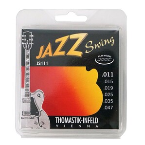Thomastik-Infeld JS111 JAZZ SWING Flat Wound フラットワウンドギター弦の画像1