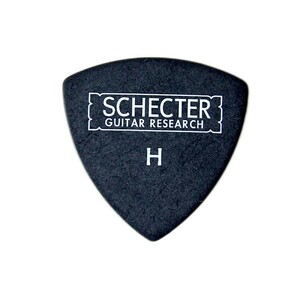 SCHECTER SPD-HP10 BK triangle type HARD poly- fading tar pick guitar pick ×10 sheets 