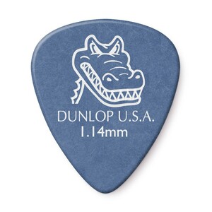 ギターピック 12枚 セット ジムダンロップ 1.14mm 417R GATOR GRIP STD BLUE JIM DUNLOP ジムダン