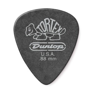 ギターピック 12枚 セット ジムダンロップ 0.88mm 488 Tortex Pitch Black Standard JIM DUNLOP ジムダン