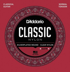 ダダリオ D'Addario EJ27N SV/Clear/Student/Normal クラシックギター弦