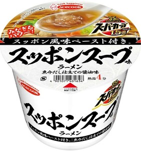 売切り【12個】 大盛 すっぽんスープらーめん　12個×1箱 カップ麺 エースコック スーパーカップ1.5倍