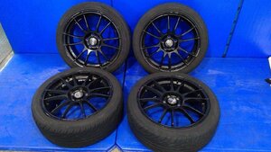 OZ ULTRALEGGERA ウルトラレッジェーラ クロ 18インチ アルミホイール 18x8.0J +55 5穴 PCD:108 4本セット センターキャップ付