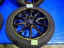 HOT STUFF CROSS SPEED ホットスタッフ クロス スピード 18インチ クロ アルミホイール 18x7.0J +48 5穴 PCD:114.3 4本セット PREIUM RS10_画像6