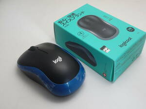 Logicool ロジクール ワイヤレスマウス M185BL ”電池寿命最大12ケ月 ”【ほぼ新品】