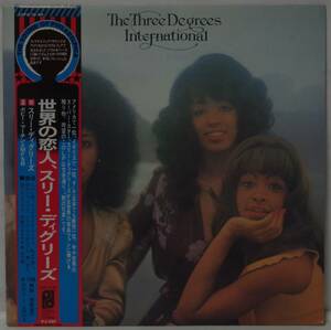 中古LPレコード簡易洗浄済み：THE THREE DEGREES(スリー・ディグリーズ) / INTERNATIONAL(世界の恋人)　(国内盤)