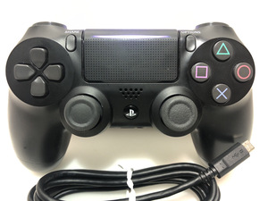 【送料無料】PS4 純正コントローラ/デュアルショック４★ジェットブラック★★DUALSHOCK