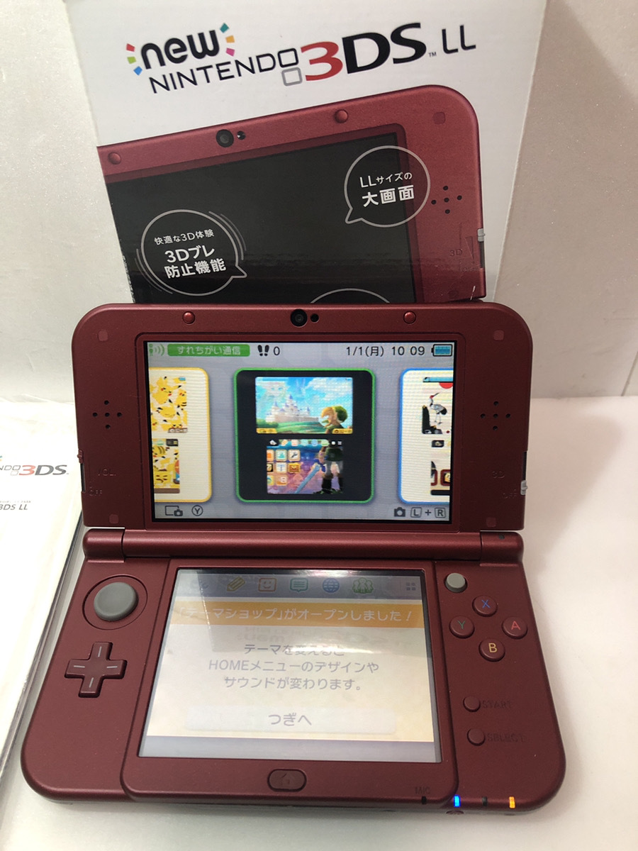 Yahoo!オークション -「new3dsll メタリックレッド」の落札相場・落札価格