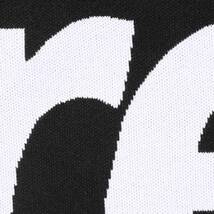 Supreme Big Logo Jacquard Hooded Sweatshirtシュプリーム23awビッグロゴ ジャガード スウェットシャツ パーカーBlack黒#L新品 box newera_画像3