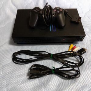 PlayStation２ ブラック SCPH39000 中古　ディスクＯＫでもジャンクＨＤＤ蓋あり